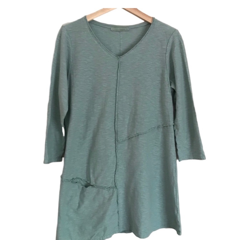Cut Loose Sage Green Tunic